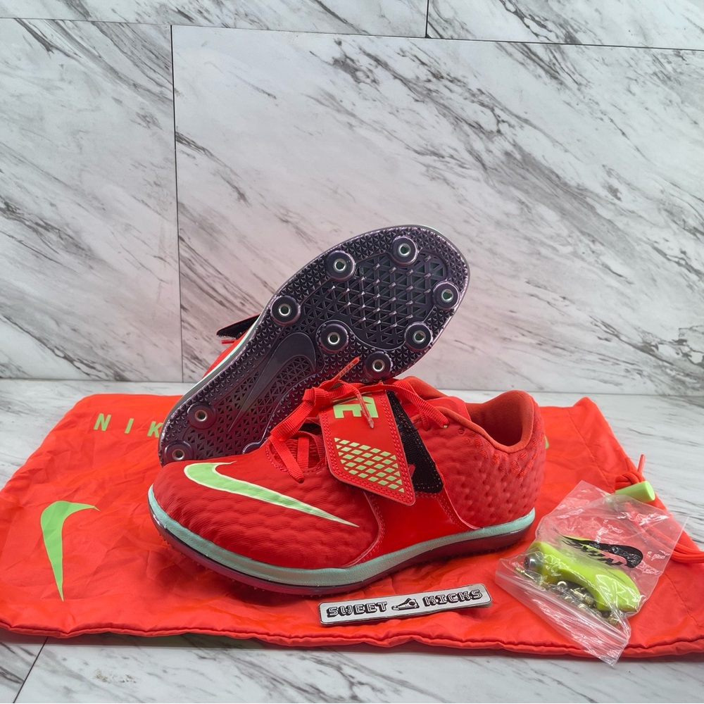 Nike High Jump Elite Bright Crimson Track Spikes Men's
